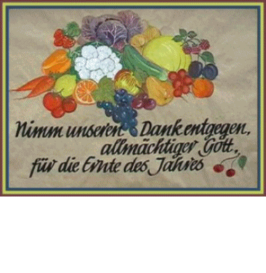 Erntedank Gefühle und Gedanken